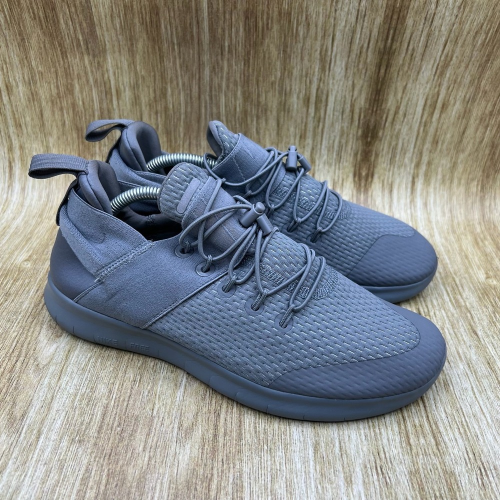 Nike Free RN Commuter 2017 Women's Size 8 Grey Running Shoes Sneakers 880842-002